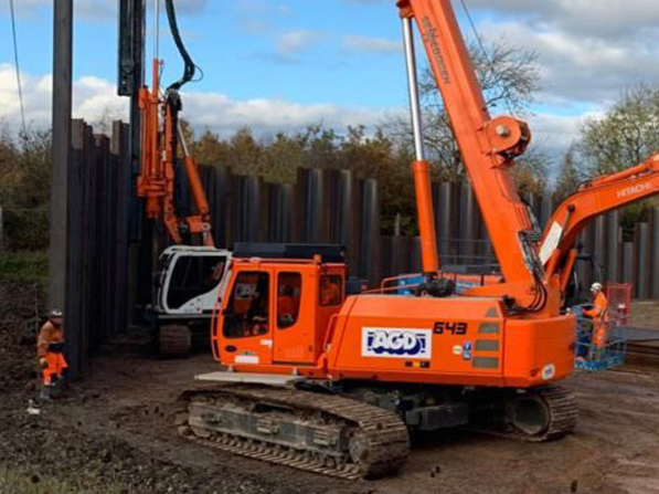 Bell Farm sheet piling