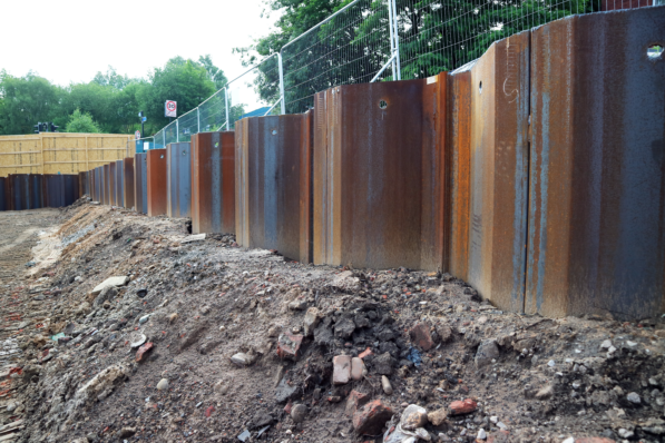 sheet pile wall