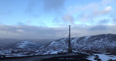 Wideshot of Piling Work
