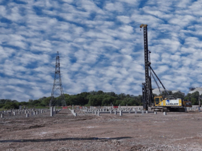 Giant Warehouses piling project