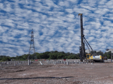 Giant Warehouses piling project