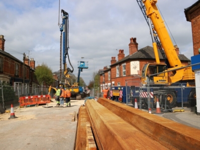 CFA piling project