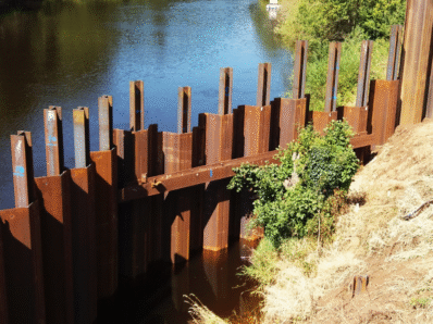 temporary sheet piling