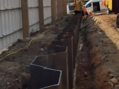 temporary sheet piling