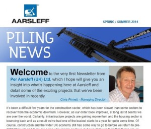 Piling News Aarsleff Newsletter