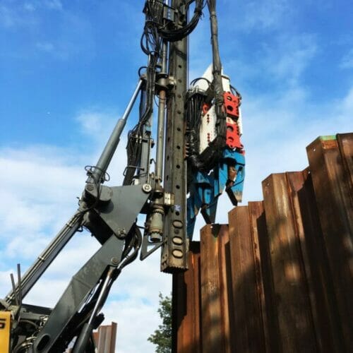Sheet Piling | Lidl, Easter Road, Edinburgh, Scotland Sheet Piling contractor awarded commercial sheet piling contract in Edinburgh