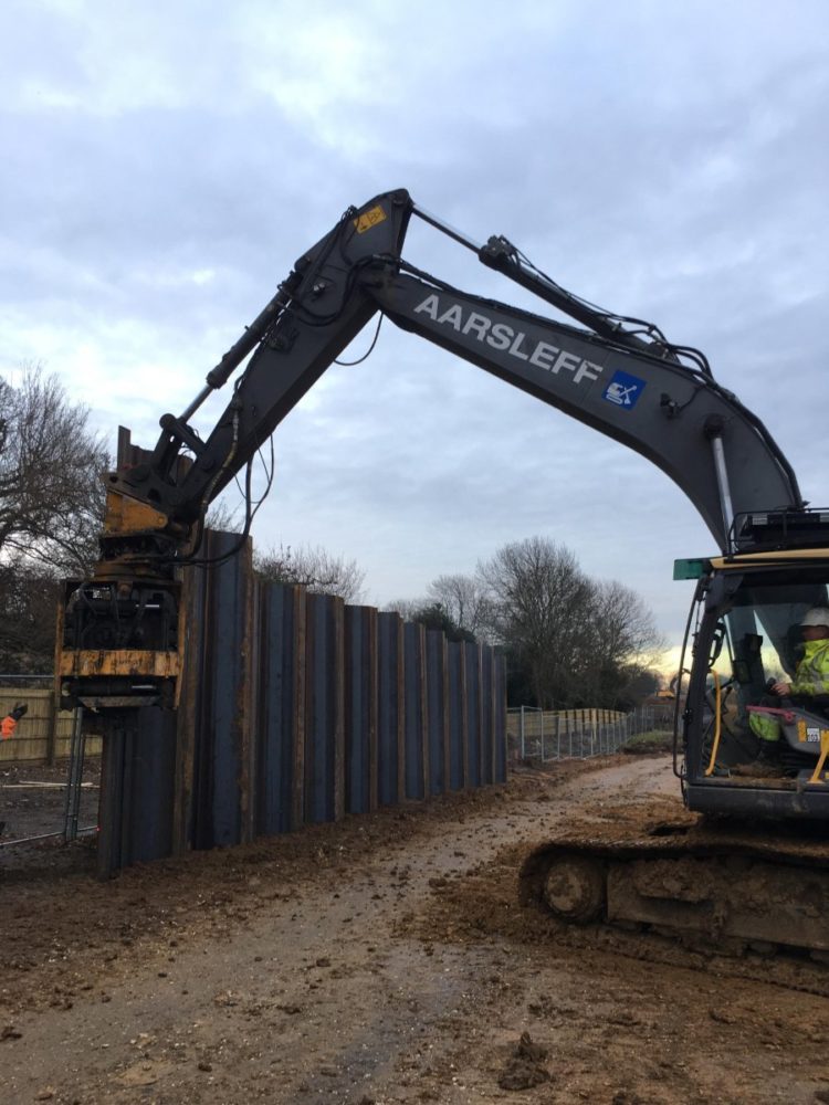 Sheet Piling contractor awarded project at Hemel Hempstead