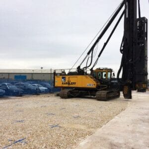 Aarsleff Ground Engineering Installing Precast Concrete Piles for Wind Turbine in Hull