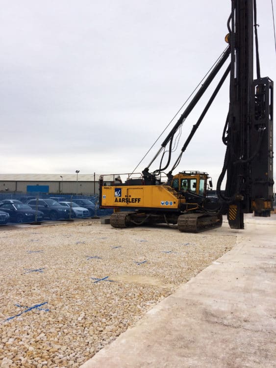 Sustainable piling for Hull Wind Turbine