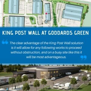 Goddards Green King Post Wall