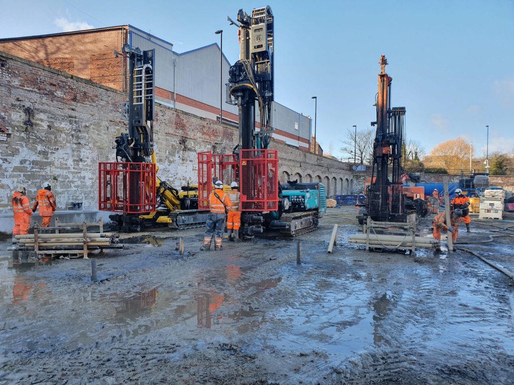 Drilling and Grouting and Piling for new apartments in Ouseburn ...