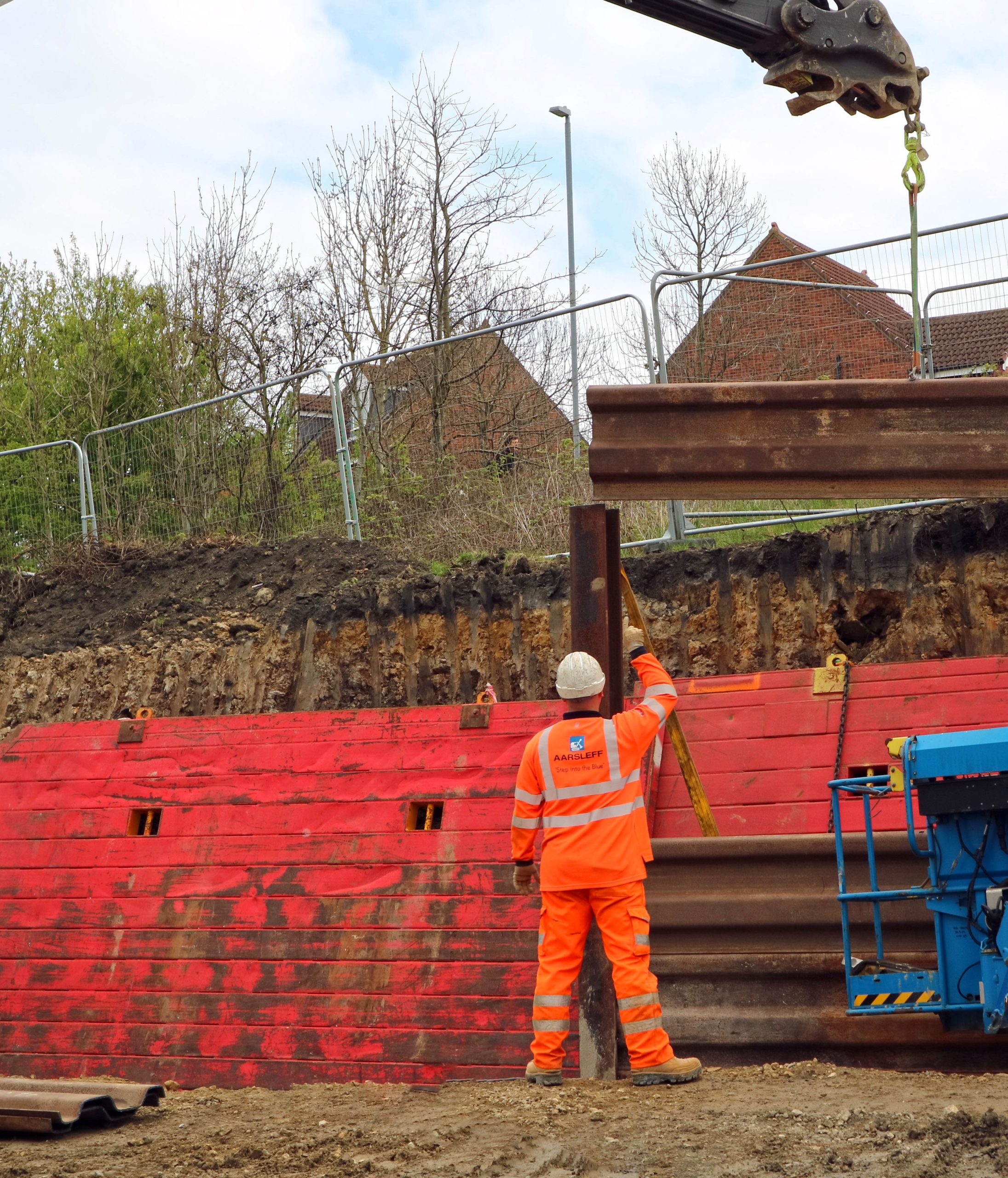 Birtley King Post Wall Solution Installation