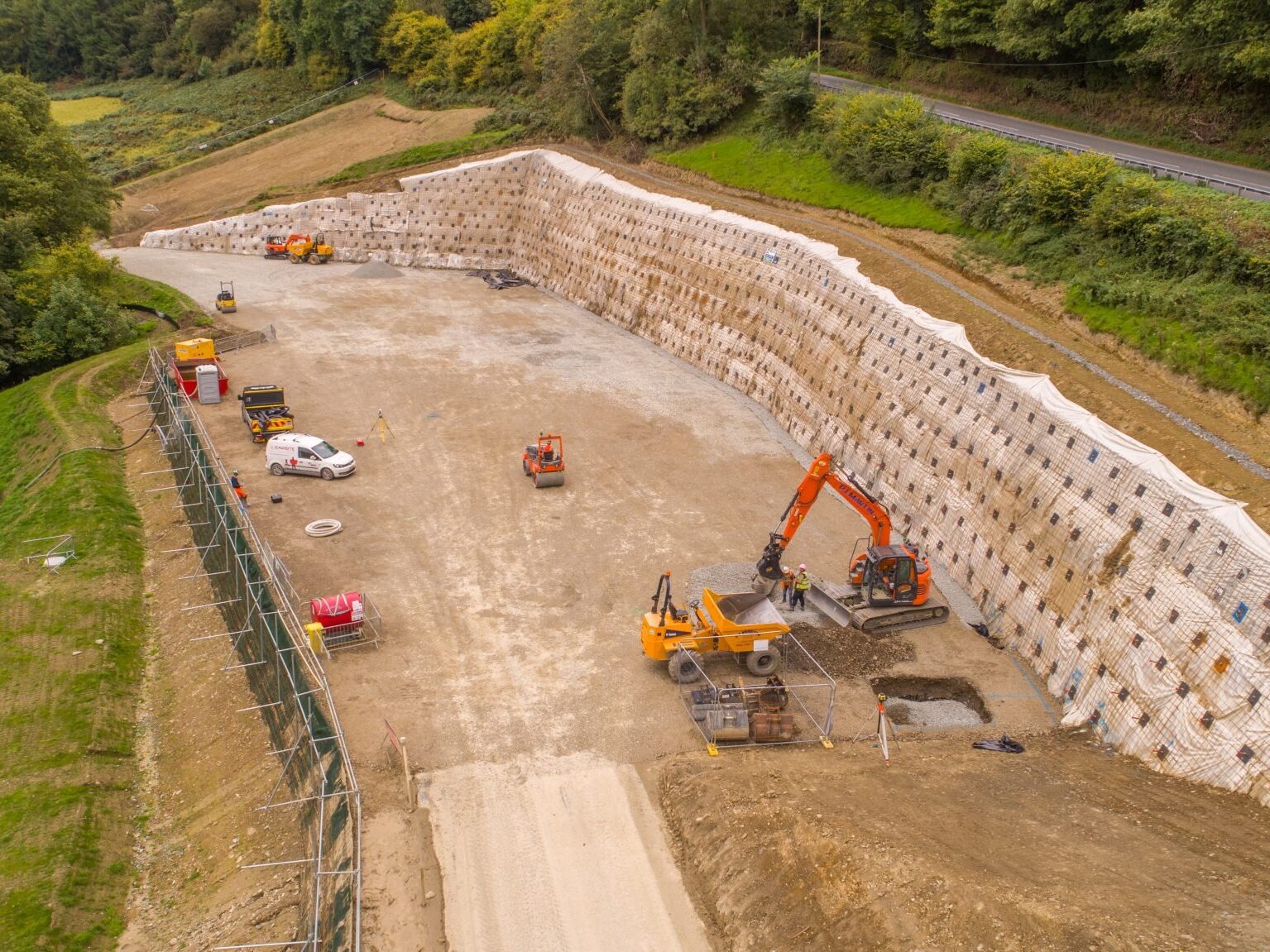 Ground engineering project in Elan Valley Aqueduct