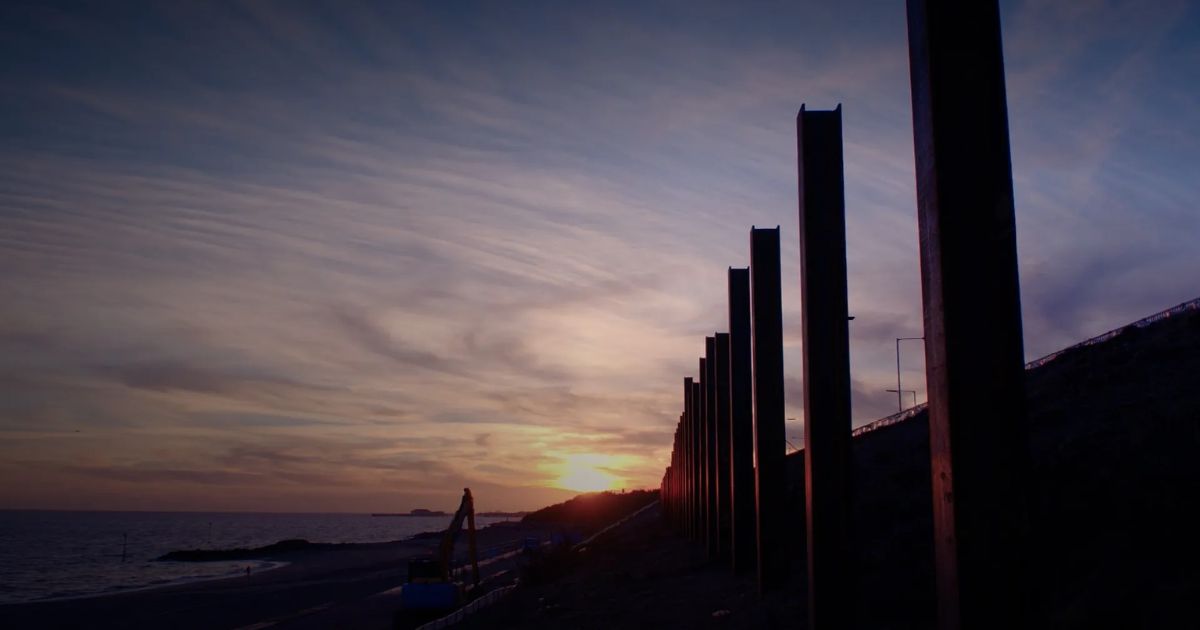 Piling Shot Evening